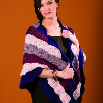 Cascading Kites Triangular Shawl