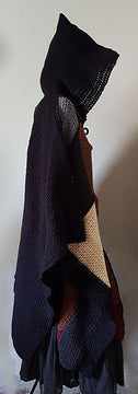 Patchwork Poncho (with Hood)