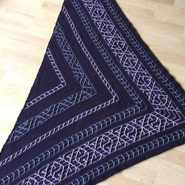 Purple Propinquity Shawl