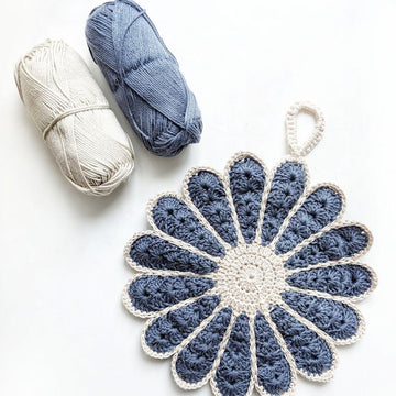 Vintage Flower Potholder