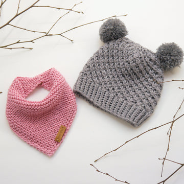 Strickanleitung - Sternchenmütze und Dreieckstuch - No.192