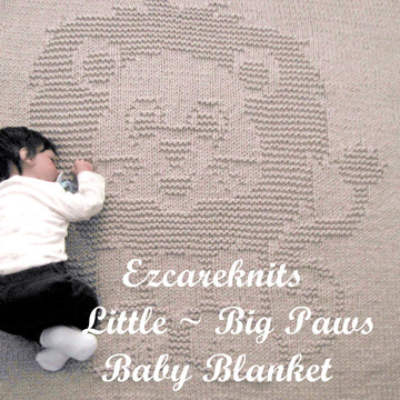 Little ~ Big Paws Baby Blanket
