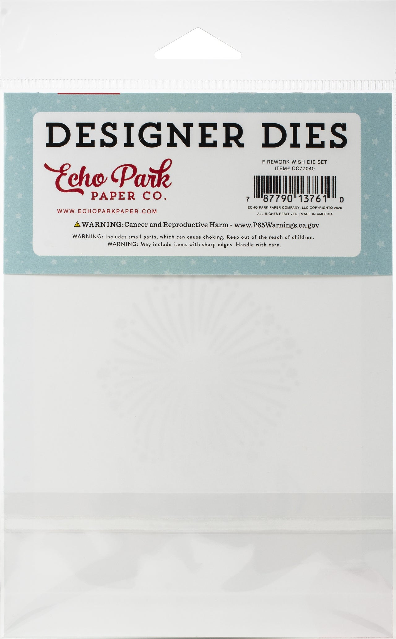 Echo Park Paper Echo Park Dies - Firework Wish, Remember The Magic