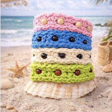 Crochet Beaded Bracelet