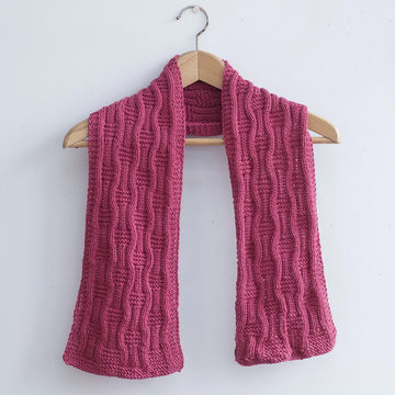 Wavy Rib Hat and Scarf