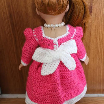 Princess Ansleigh's Sweet Heart Dress - 18" Doll Size