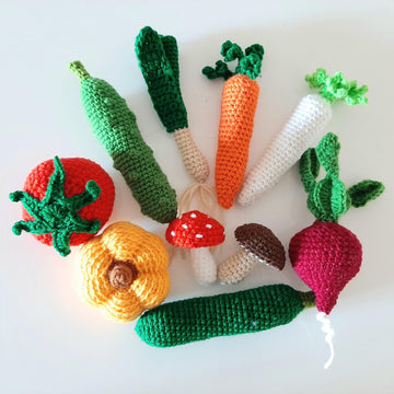 10 vegetables set