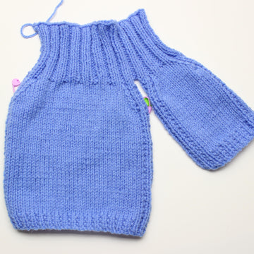 Knitting Pattern for Plain Dogs Coat, 4 Sizes Included, Aran Yarn, Sizes are X Small, Small, Medium and Large, Dog Sweater Aran Yarn Knitting Pattern, KP606