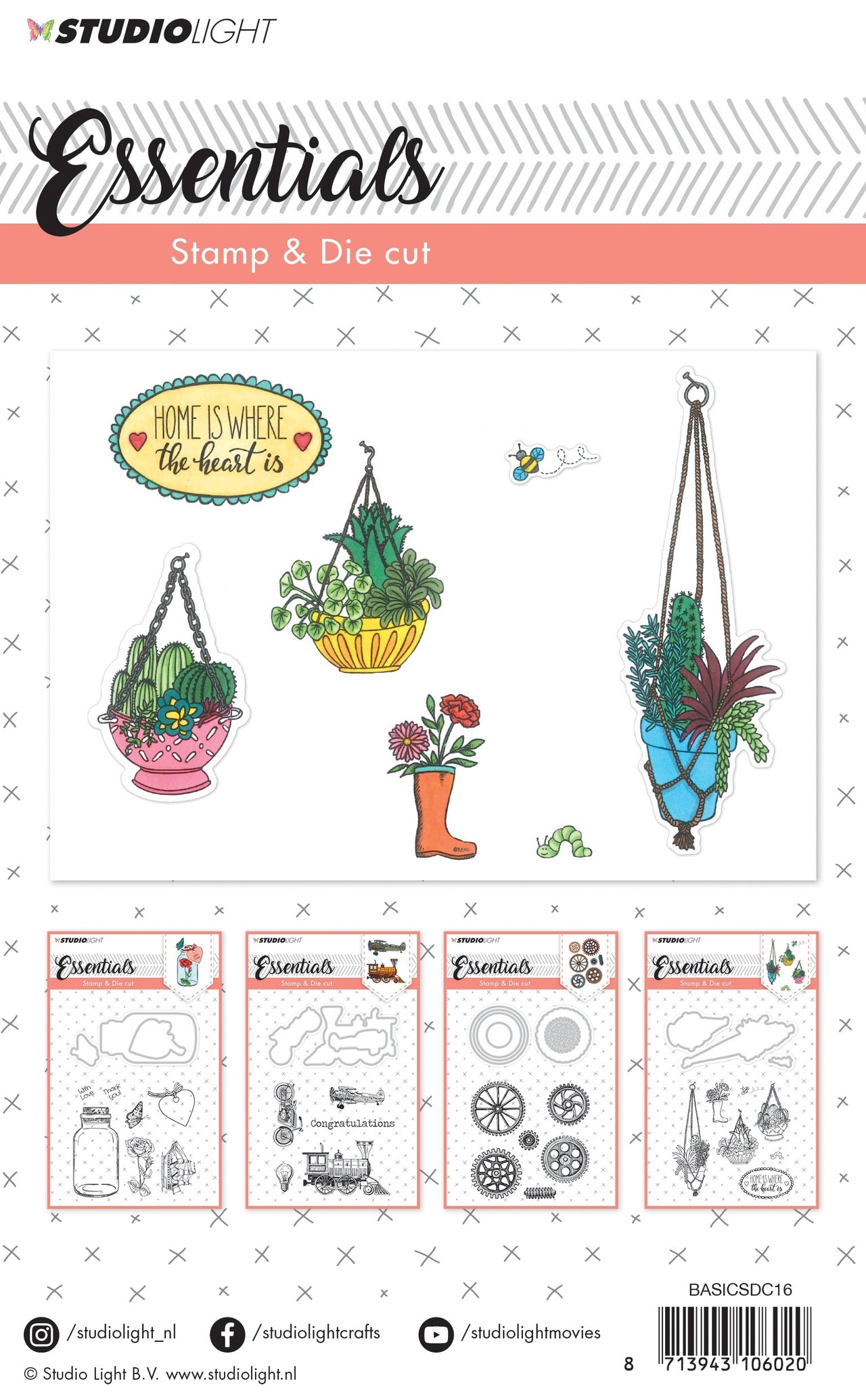 Studio Light Essentials Stamp & Die Set - 546189