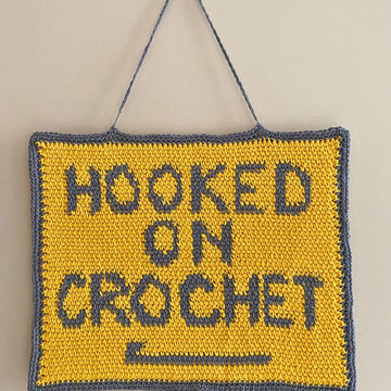 "Hooked" Wall Hanging