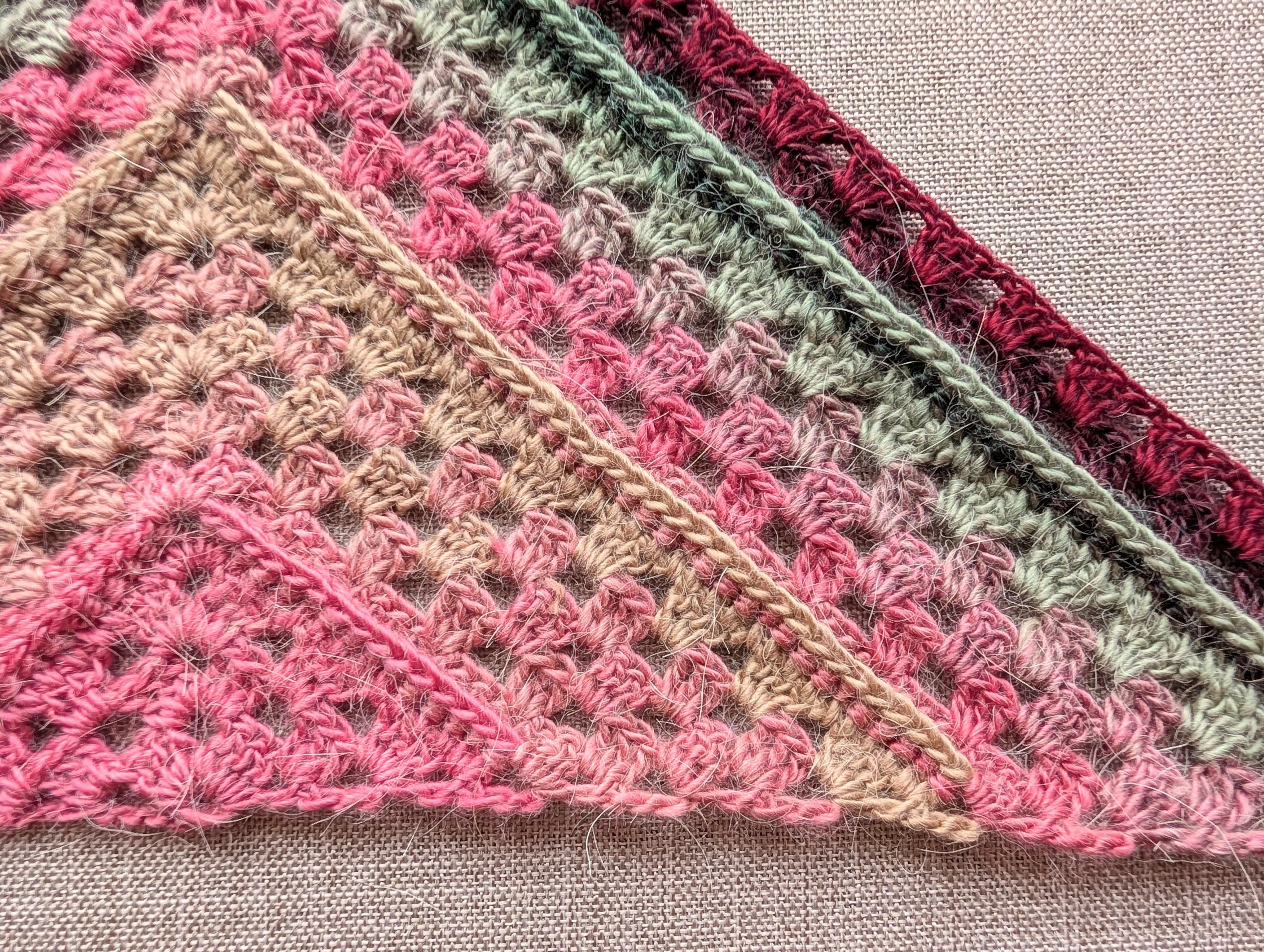 2-in-1: Crochet Bandana/Shawl #113