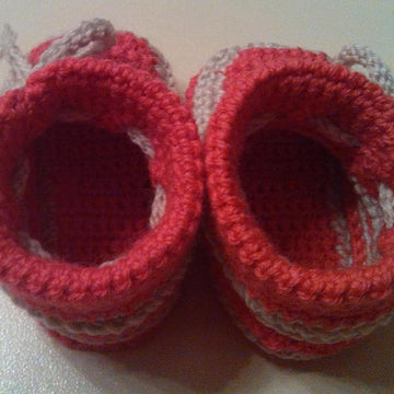 Asymmetrical Baby Booties