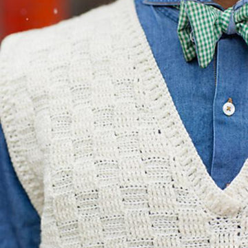 Basket Weave Vest
