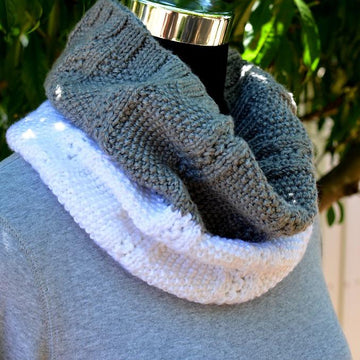 Two Colors Infinity Cowl