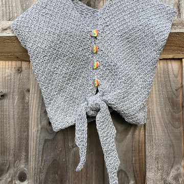 The Mini Tunisian Front Tie Top