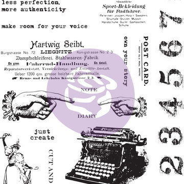 Prima Marketing Prima Art Daily Planner Clear Stamps - Carte Postale