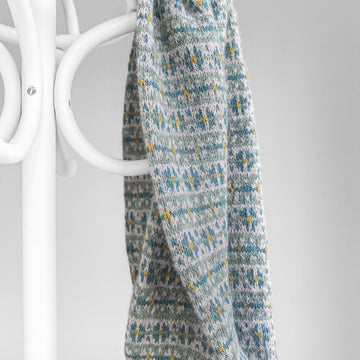 Lerwick Fair Isle Twisted Cowl