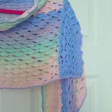 Crochet Vintage Emmeline Victorian Shawl Pattern
