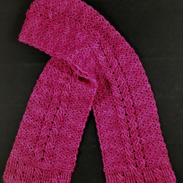 LYDIA'S Cabled Scarf