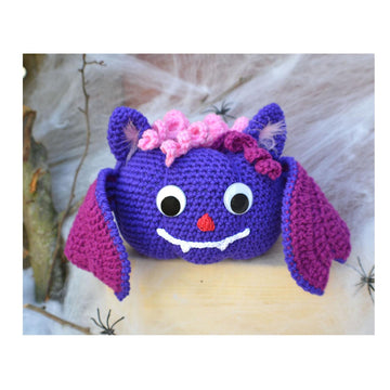 Vampire Bat. Pumpkin Amigurumi. Farmhouse Decor. Halloween Patterns