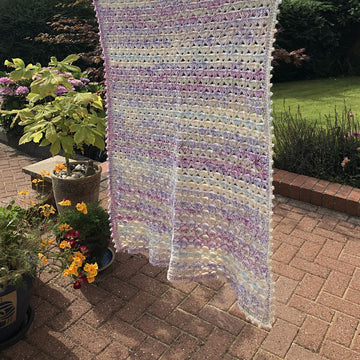 Raspberry Ripple Blanket