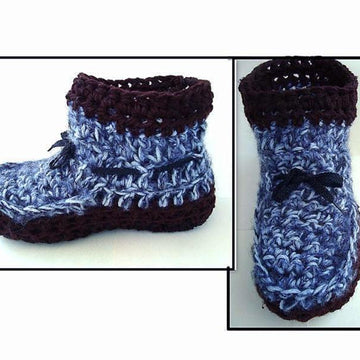 604 SHORT BOOT STYLE SLIPPERS, S - XL Unisex