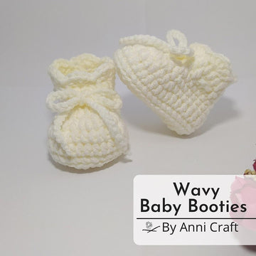 Wavy Baby Booties