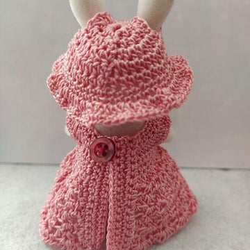 Basic Dress and Hat Set for Sylvanian Adult Rabbit, Cat, etc.