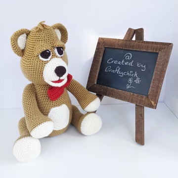 Crochet Toy Pattern Barney the Bear