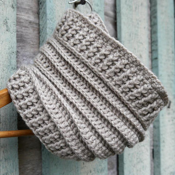 Ribbing Infinity Scarf