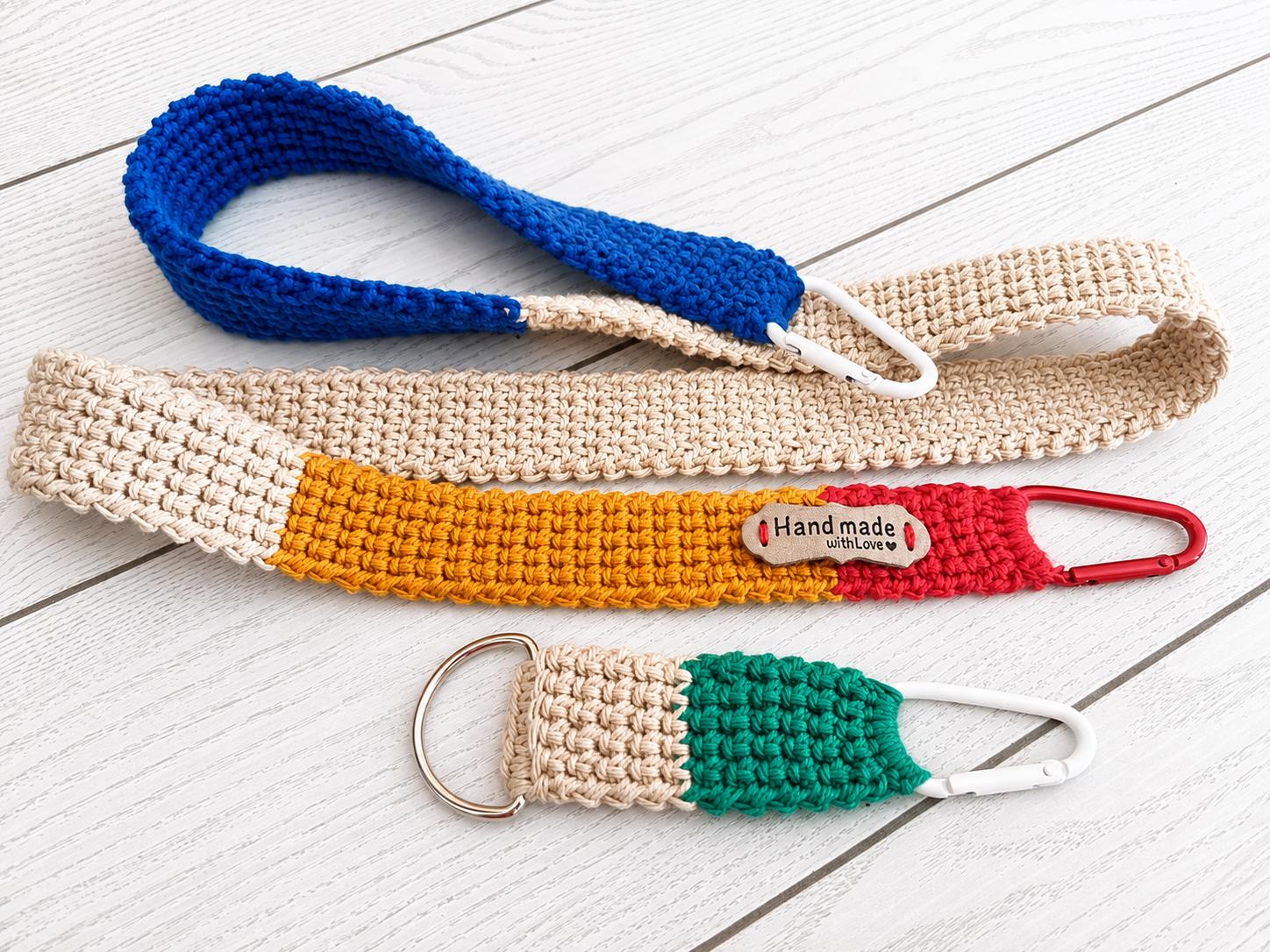 Crochet Pattern Colorful Bag with Shoulder Strap T39