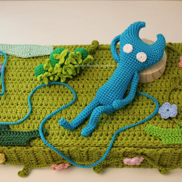 Blue Yarny (from Unravel) – Amigurumi Fanart Pattern (Digital PDF)