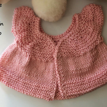 1017-TEAL Baby Sweater