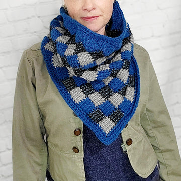 Entrelac Bandana