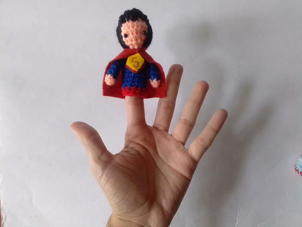 Finger puppets superheroes