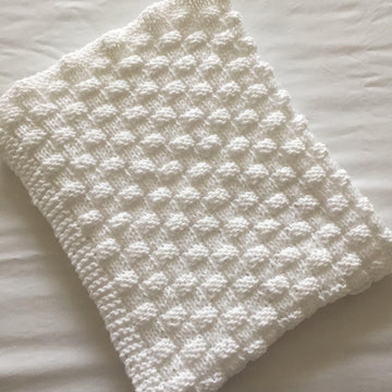 Quick and Easy Basket Weave Baby Blanket
