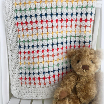 Block Stitch Baby Blanket