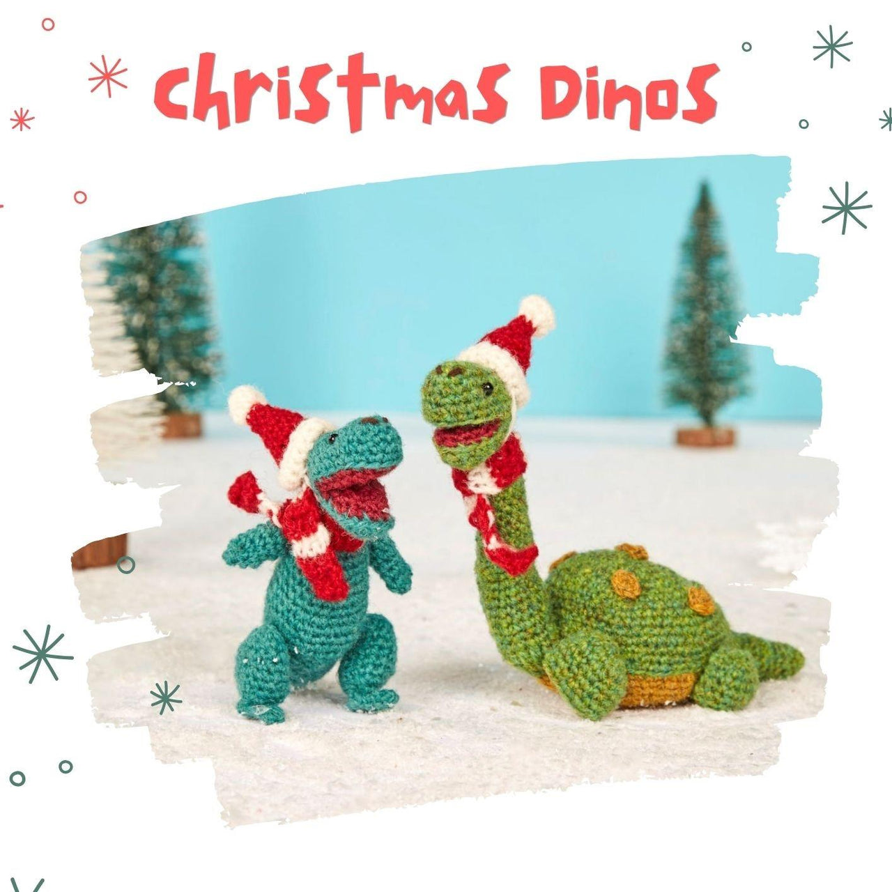 Christmas Dinosaurs Crochet