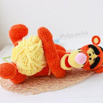 Tigger (Tiger) pattern (PDF + 8 videos)  Winnie the Pooh