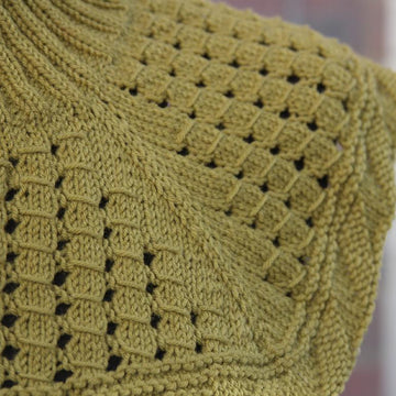 Green Lace Neck Warmer