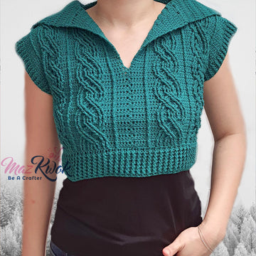 Eternal Cable Crop Top