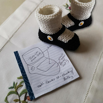 Mary-Jane Daisy Booties