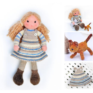 Adele doll with her kitten