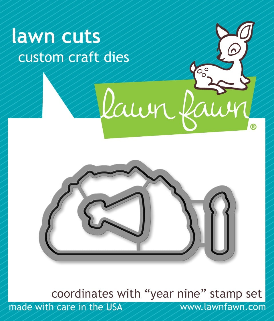 Lawn Fawn Lawn Cuts Custom Craft Die - Year Nine