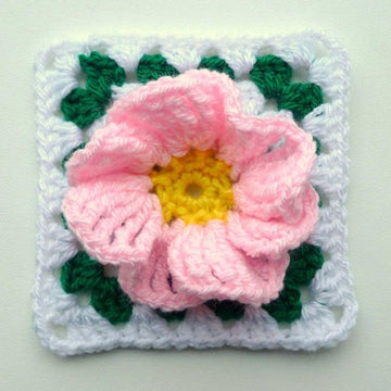 Flower in granny square (2)