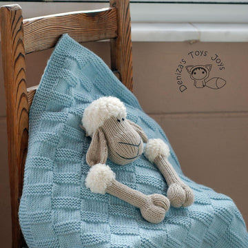 Baby Sheep Toy Blanket