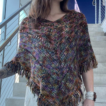 Boho Poncho Crochet Pattern