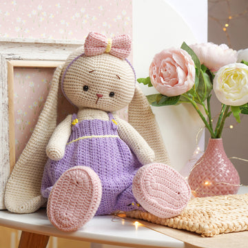 Crochet Doll Clothes Pattern - Outfit Chanel for large toys