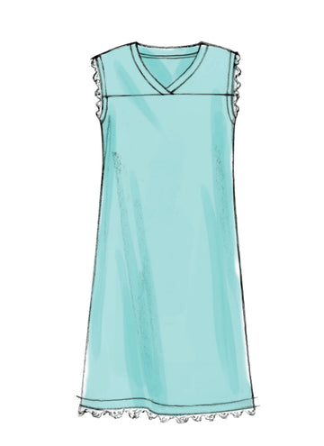 McCall's Misses'/Women's Top, Tunic, Gowns and Pants M6474 - Sewing Pattern