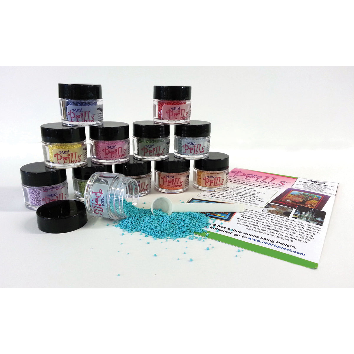 US Artquest Mini Prills 3g 12/Pkg - Bright Ideas